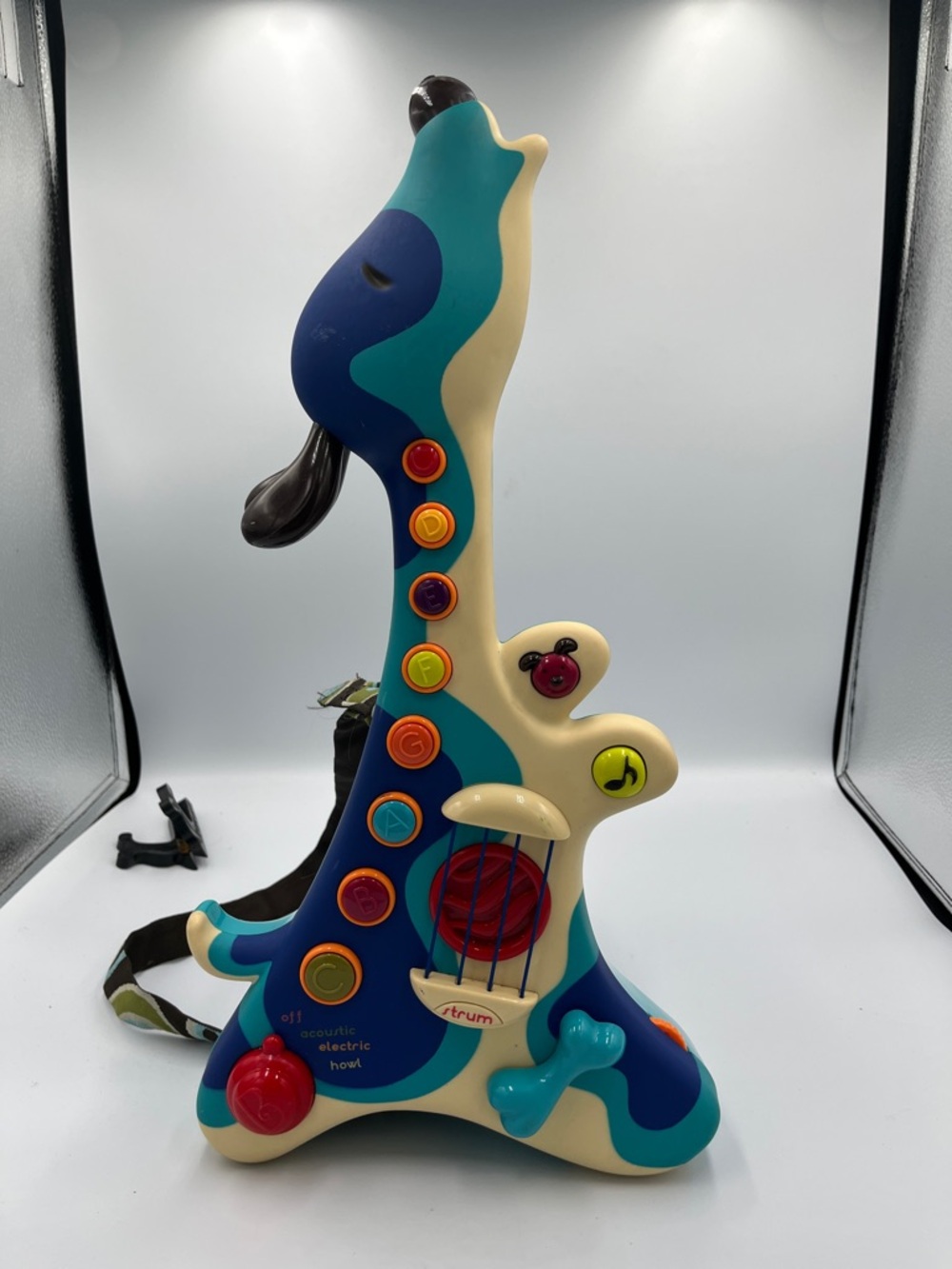 Kids Musical Toy Guitar - Blue and Cream